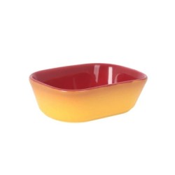 Bowl Rect. Cataria Mostaza 9X6.5X3Cm 9Cl