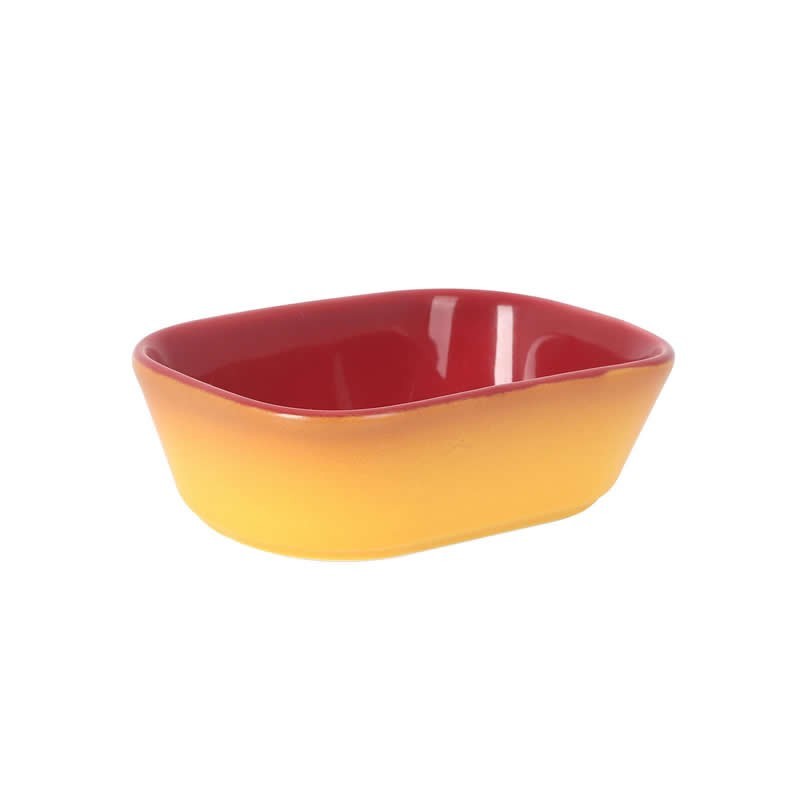 Bowl Rect. Cataria Mostaza 9X6.5X3Cm 9Cl