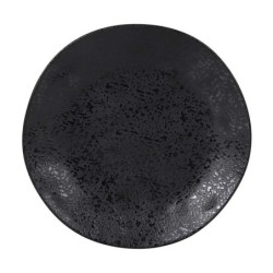 Plato Llano Negro Strega Arizona Ø27X2Cm
