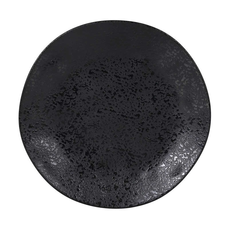 Plato Llano Negro Strega Arizona Ø27X2Cm