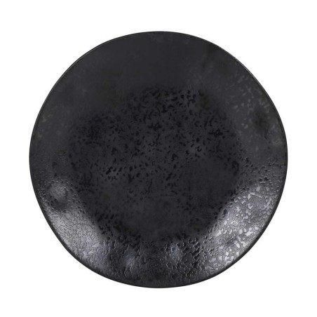 Plato Llano Negro Strega Arizona Ø24X2Cm