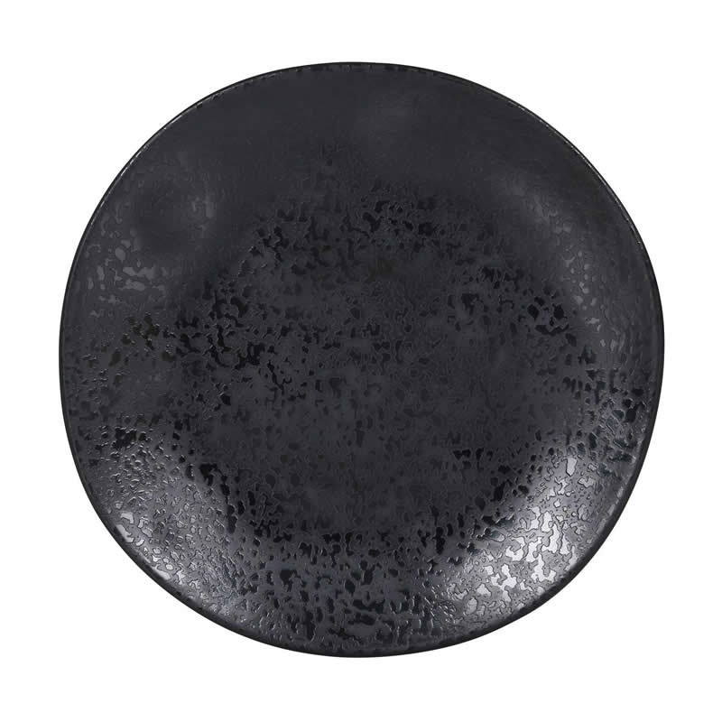 Plato Postre Negro Strega Arizona Ø22X1.5Cm