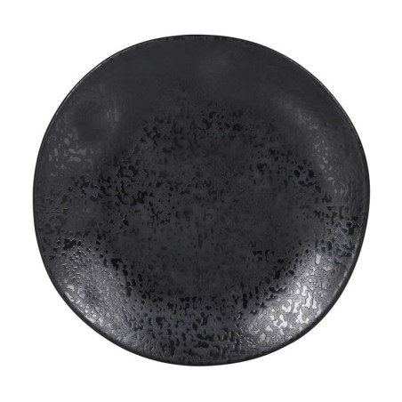 Plato Postre Negro Strega Arizona Ø22X1.5Cm