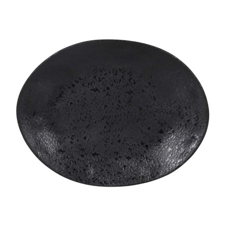 #-12- Bandeja Oval Negra Strega Arizona 31X24X2