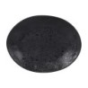 #-12- Bandeja Oval Negra Strega Arizona 31X24X2