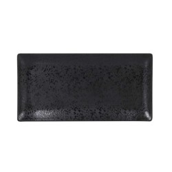 #-24- Bandeja Rect. Negra Korio Arizona 30X15X2Cm
