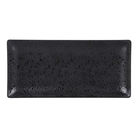 #-24- Bandeja Rect. Negra Korio Arizona 23X11X1