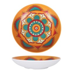 #-12- Plato Hondo Korio Rajput Ø23X4.5Cm