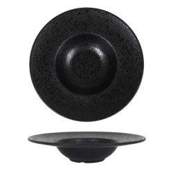 #-12- Plato Rissoto Negro Korio Arizona Ø28.5X6