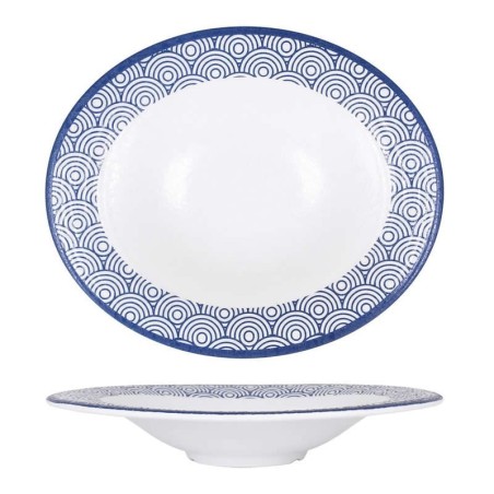 Plato Pasta Oval Tohu Hokkaido 29X24.5X5Cm