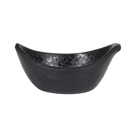 Bowl Oval Negro Vinci Arizona 11X7X5Cm 7Cl