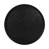 Plato Llano Caracalla Ii Negro Ø25Cm