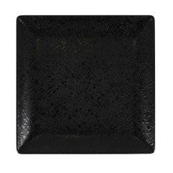Plato Postre Ming Iii Arizona Negro 21X21X2Cm