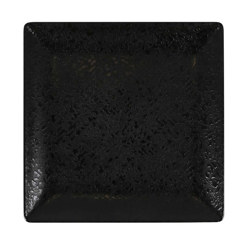 Plato Postre Ming Iii Arizona Negro 21X21X2Cm