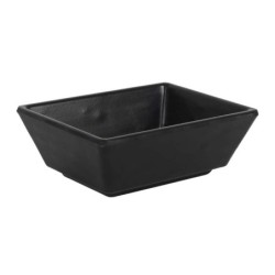 Bowl Rectangular Ming Iii Negro 8X6X3Cm 10Cl