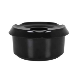 Cenicero Agua Negro Ø11X5.5Cm