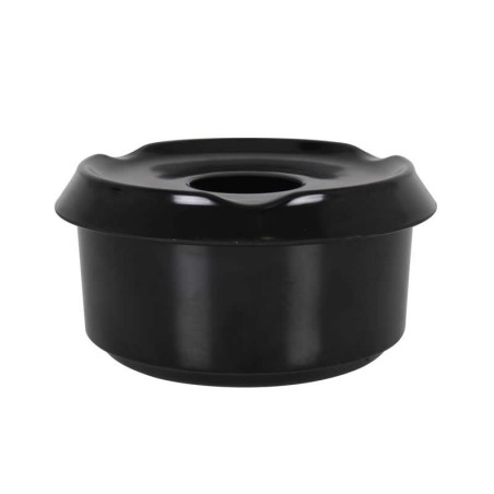Cenicero Agua Negro Ø11X5.5Cm