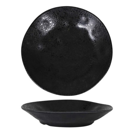 Plato Hondo Arizona Negro Ø23X4Cm