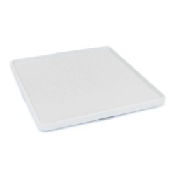 Plato Cuadrado Lontananza 25X25X1.5Cm