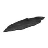 Bandeja Negra Leaf 30X8X2Cm