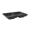 Bowl Doble Negro Arizona 16X12X2.5Cm
