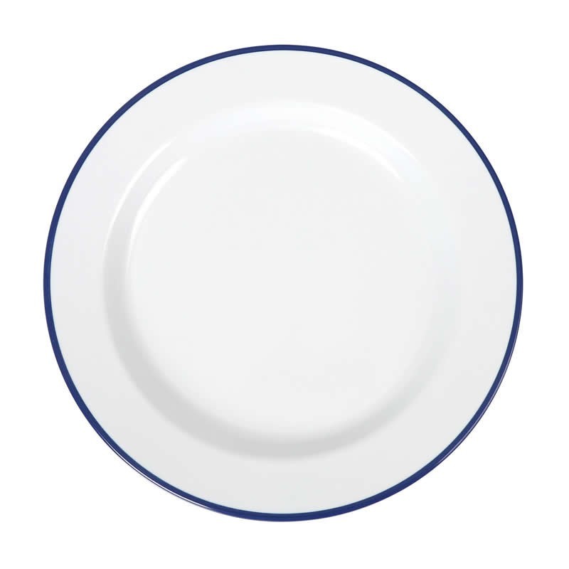 Plato Llano Sotavento Filo Azul 28X2.5Cm