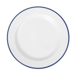 Plato Llano Sotavento Filo Azul 26X2.5Cm