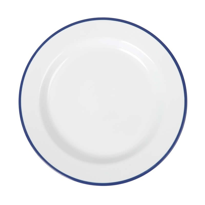 Plato Llano Sotavento Filo Azul 26X2.5Cm