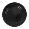 Plato Llano Negro Sotavento 23X2.5Cm