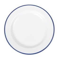 Plato Llano Sotavento Filo Azul 23X2.5Cm