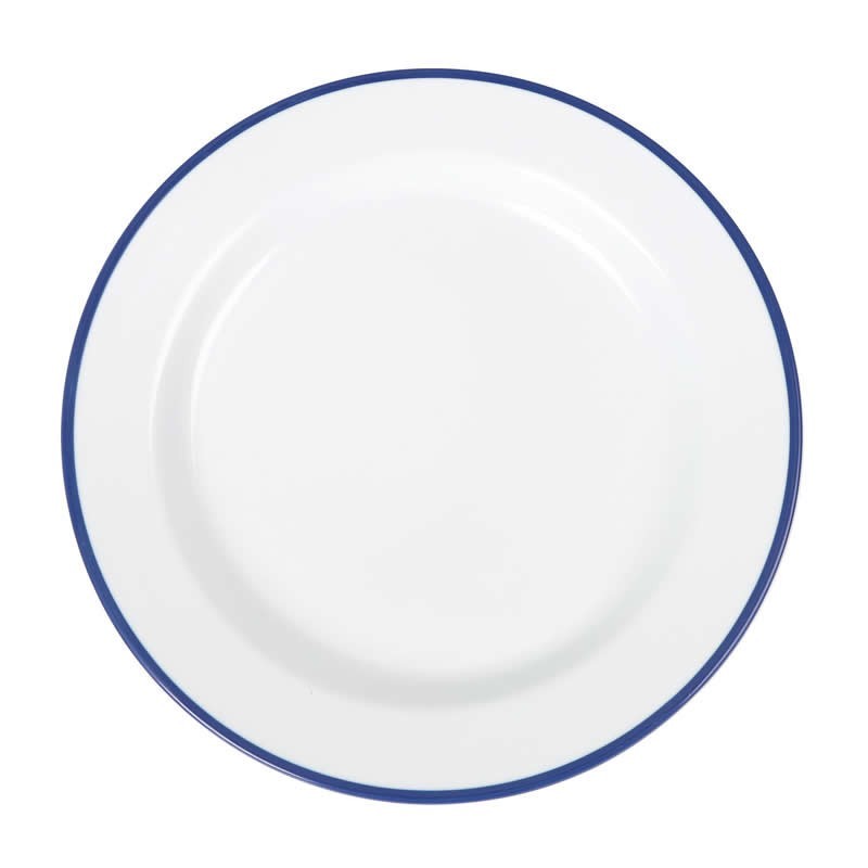 Plato Llano Sotavento Filo Azul 23X2.5Cm