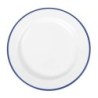 Plato Llano Sotavento Filo Azul 23X2.5Cm