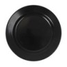 Plato Postre Negro Sotavento 20X2.5Cm
