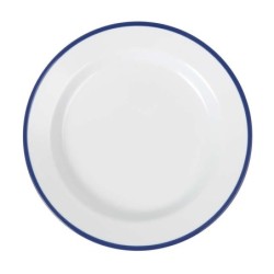 Plato Postre Sotavento Filo Azul 20X2.5Cm
