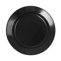 Plato Pan Negro Sotavento 16X2Cm