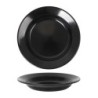 Plato Hondo Negro Sotavento 22X3.5Cm