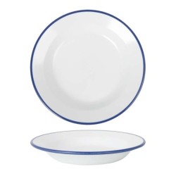 Plato Hondo Sotavento Filo Azul 22X3.5Cm