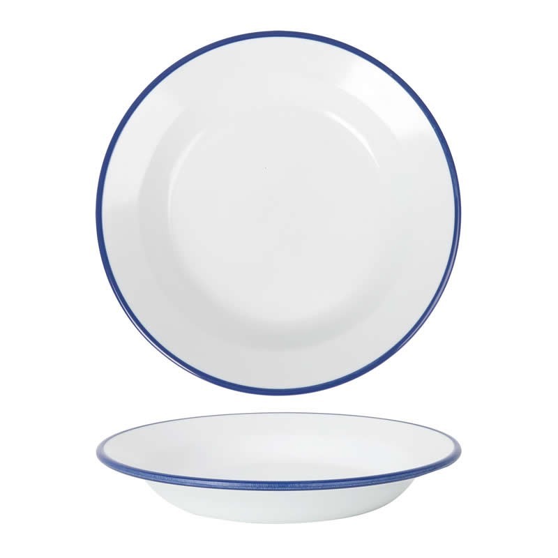 Plato Hondo Sotavento Filo Azul 22X3.5Cm