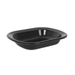 Bowl Rectangular Negro Sotavento 25X20X5Cm