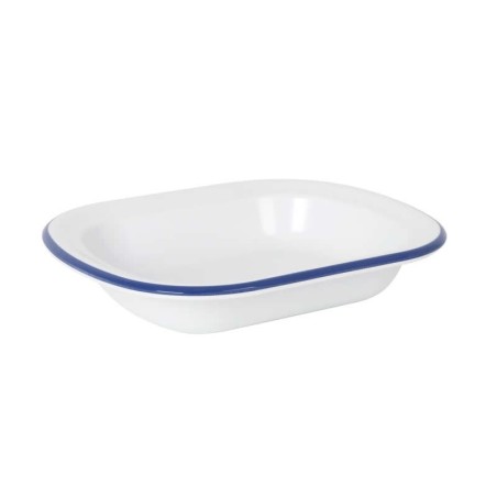 Bowl Rectangular Sotavento Filo Azul 25X20X5Cm