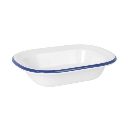 Bowl Rectangular Sotavento Filo Azul 20X15X5Cm