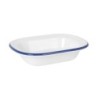 Bowl Rectangular Sotavento Filo Azul 20X15X5Cm