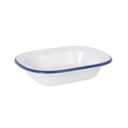 Bowl Rectangularsotavento Filo Azul 18X13.5Cm