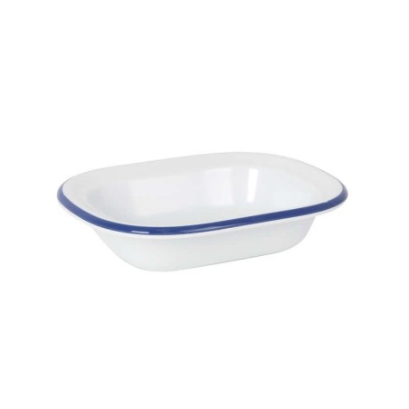 Bowl Rectangular Sotavento Filo Azul 16X12Cm