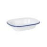 Bowl Rectangular Sotavento Filo Azul 16X12Cm