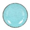 #-36- Plato Llano Azul Guayaba Ø25.5X4Cm