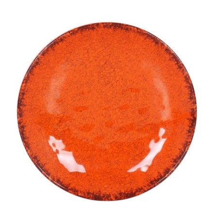 #-48- Plato Postre Naranja Guayaba Ø21.5X3Cm