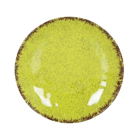 #-48- Plato Postre Pistacho Guayaba Ø21.5X3Cm