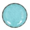#-48- Plato Postre Azul Guayaba Ø21.5X3Cm