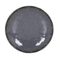 #-48- Plato Postre Gris Guayaba Ø21.5X3Cm